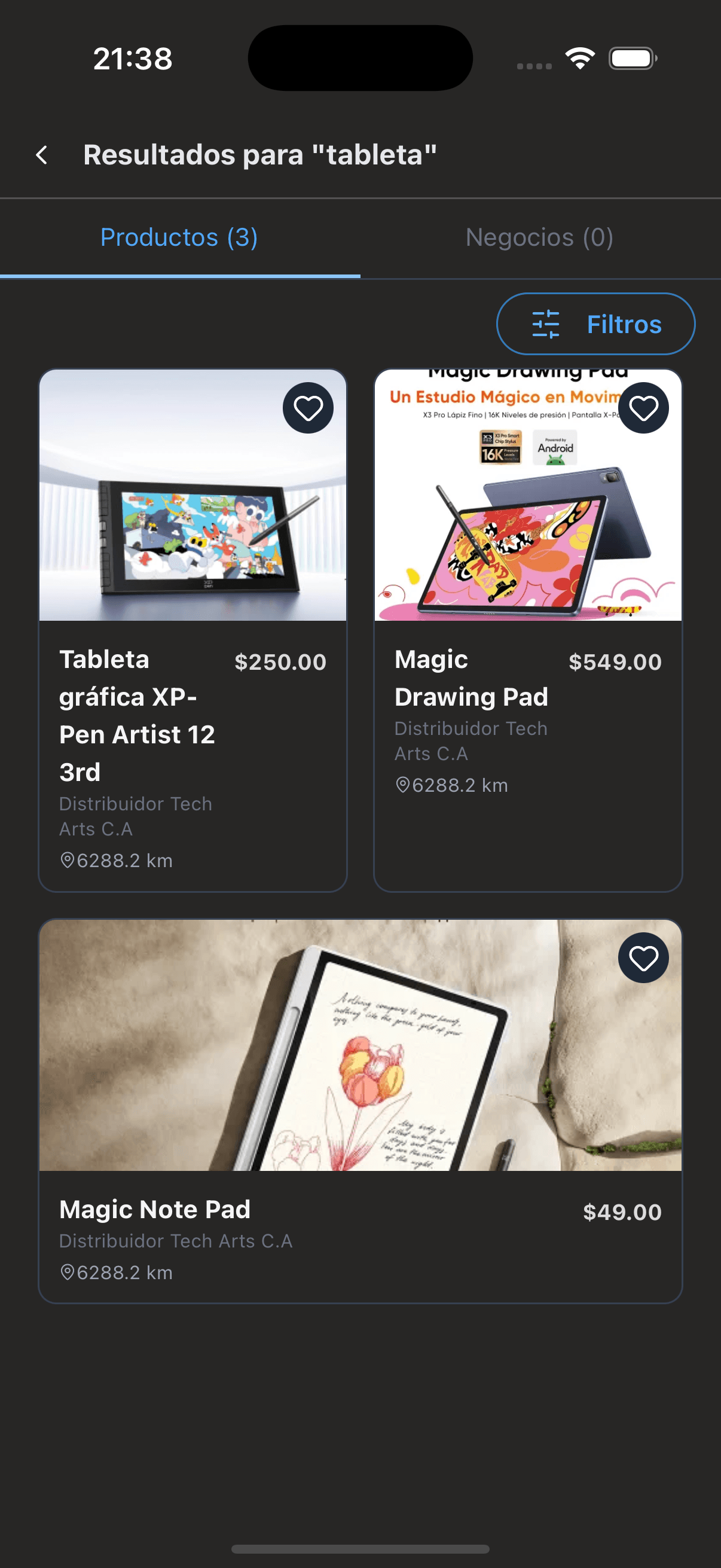 Search visualization